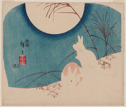 Otsukimi and the myth of Kaguya-hime: The Full Autumn Moon - The Moon Rabbit