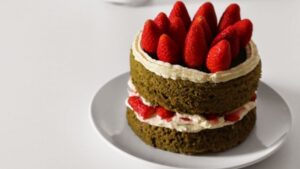 Matcha Sponge Cake: gluten-free and vegan!